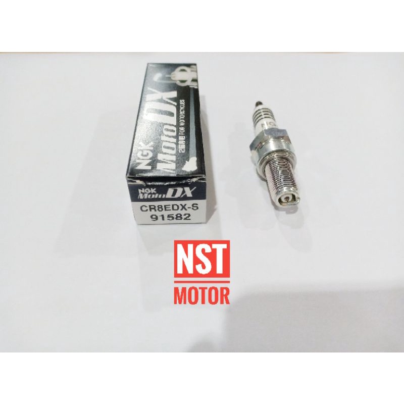 หัวเทียน NGK Moto DX Iridium CR8EDX-S Ninja 250 KLX 250 DTracker Satria Fu Vixion Jupiter MX King