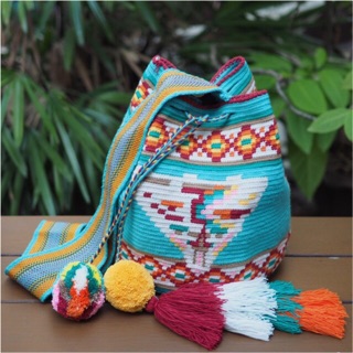 Wayuu Bag / Size L- รุ่น 8 พู่