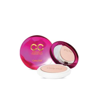 CATHY DOLL แป้งฝุ่นอัดแข็ง CC Powder Pact SPF40 PA+++ Speed White แป้ง ใบหน้า เครื่องสำอาง ความงาม