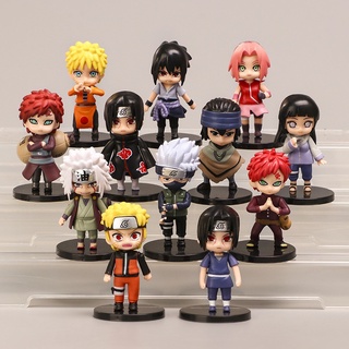 ตุ๊กตาฟิกเกอร์ Naruto Kakashi Zuo helps Naruto Hinata 12 ชิ้น