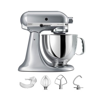 เครื่องผสมอาหารแบบยกหัว Kitchenaid สี Metallic Chrome