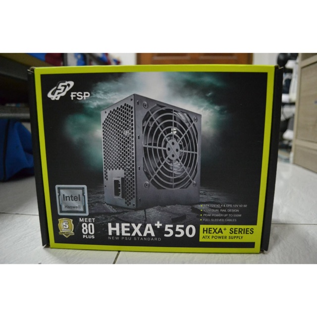 Power supply FSP HEXA 550W 80+