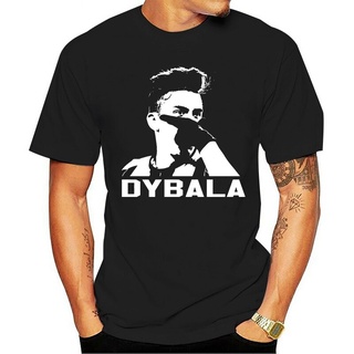 เสื้อยืดแขนสั้น ผ้าฝ้าย พิมพ์ลาย Paulo Dybala mask แฟชั่นฤดูร้อน สําหรับผู้ชาย