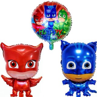 ลูกโป่งฟอยล์ PJ Mask สําหรับตกแต่งปาร์ตี้วันเกิด พร้อมส่ง