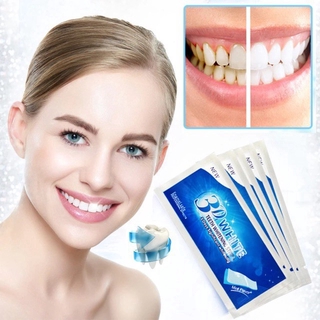 1 Pc 3d Teeth Whitening Strips Professional White แถบฟอกสีฟันกำจัดคราบเจลสีขาวชุดฟัน Oral Hygiene Care Clean Strip Bleaching Tools เบกกิ้งโซดา แผ่นแปะฟันขาว ที่ฟอกฟันขาว Teeth Whitening