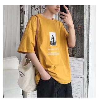 【ผ้าฝ้ายแท้】พร้อมส่ง เสื้อยืดคอกลม แขนสั้น พิมพ์ลายการ์ตูนอนิเมะ 4 สี ไซซ์ M-5XL สําหรับผู้ชาย