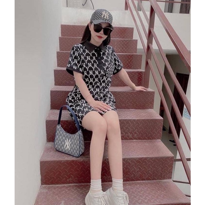 มินิเดรสคอปกMLBแท้สวยมาก
