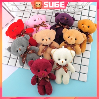 【Suge】พวงกุญแจจี้ตุ๊กตาหมี / ตุ๊กตาหมีสําหรับเด็ก ของเล่น กระเป๋า จี้