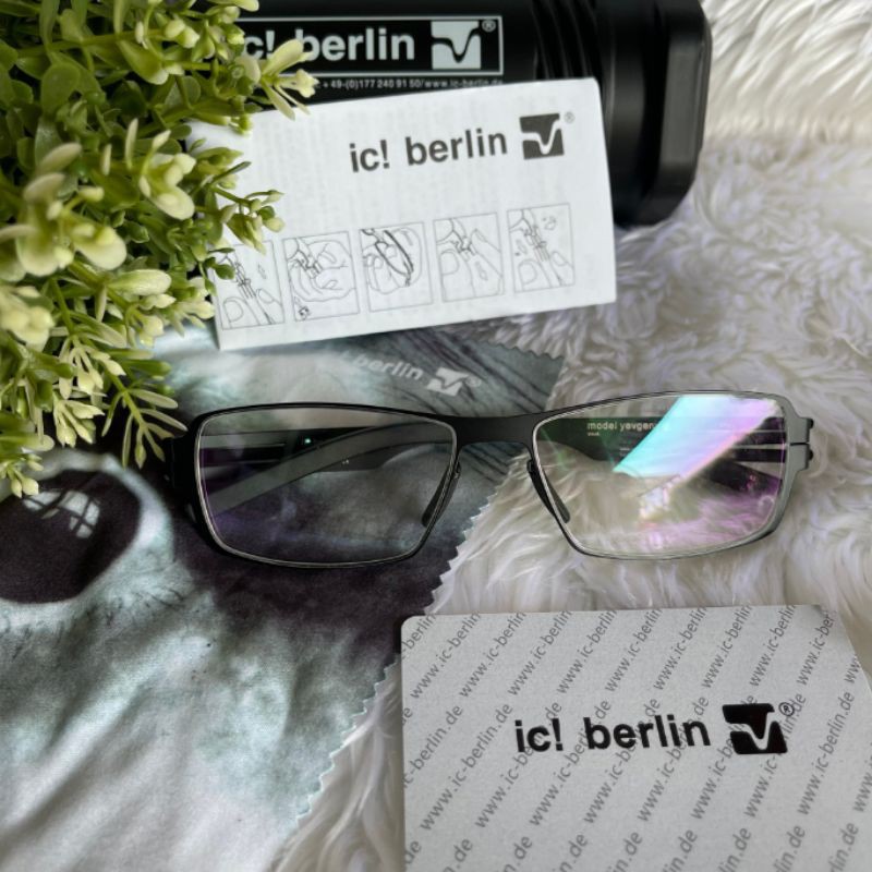 กรอบแว่น ic berlin Yevgeny g ทรงเทห์มาก🕶👓 ic -0008
