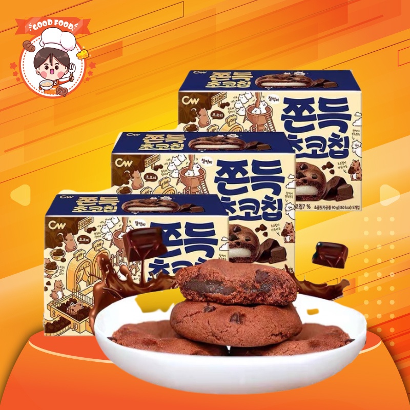 ขนมต๊อก คุ๊กกี้เกาหลี ไส้ต๊อกนุ่มหนึบ คุ๊กกี้เกาหลี อร่อยหวานกำลังดีลองแล้วฟิน +!พร้อมส่ง!+