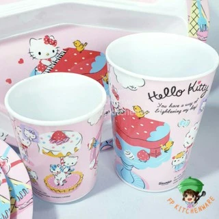 Hello Kitty My Day จานเมลามีน ถาดหลุม ชาม แก้วน้ำ จานคิตตี้ ถาดหลุมคิตตี้