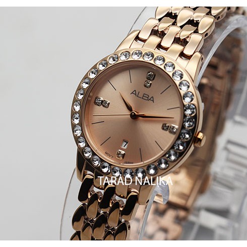 นาฬิกา ALBA modern ladies AH7U72X1 pinkgold (ของแท้ รับประกันศูนย์) Tarad Nalika
