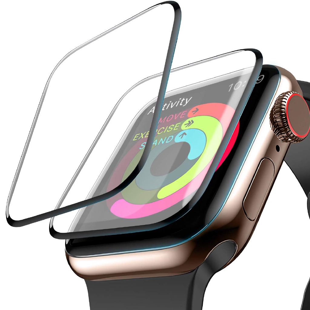 ตัวป้องกันหน้าจอ PMMA สำหรับ Apple Watch 38/42 มม. 40 มม. 44 มม. 41มม. 45มม. ป้องกันฟองป้องกันลายนิ้วมือ