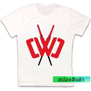 ROUND คอลูกเรือใหม่ เสื้อยืดลําลอง แขนสั้น พิมพ์ลาย Chad Wild Clay CWC สไตล์เรโทร สําหรับผู้ชาย-4XL