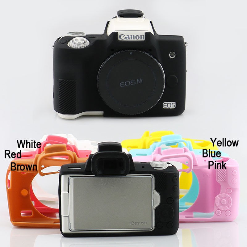 เคสยางซิลิโคนสำหรับกล้อง สำหรับ Canon EOS M50