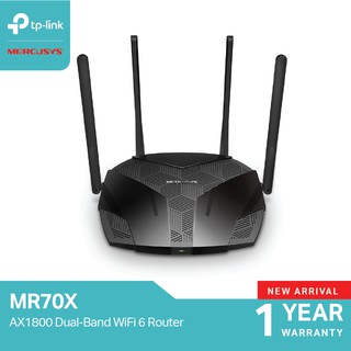 Mercusys MR70X เราเตอร์ WiFi6 4 เสาสัญญาณประสิทธิภาพสูง รองรับเทคโนโลยี OFDMA MU-MIMO และ Beamforming ส่งสัญญาณเสถียร