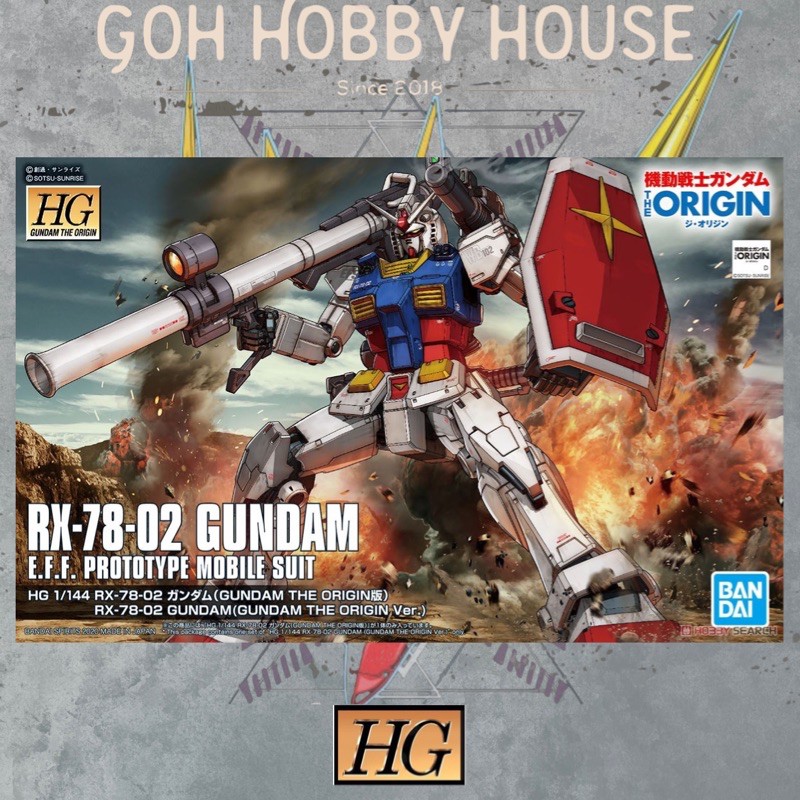 BANDAI HG 1:144 RX-78-02 GUNDAM (GUNDAM THE ORIGIN Ver.)[026]