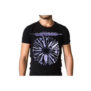 เสื้อยืดลําลอง แขนสั้น พิมพ์ลายอัลบั้มวง Carcass Band Of The Trade 1992 สําหรับผู้ชาย