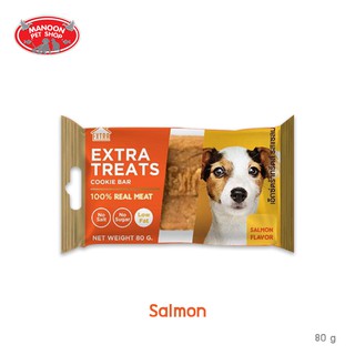 [MANOON] EXTRA TREATS Salmon Flavor 80g. เอ็กซ์ตร้าทรีตส์ รสแซลมอน