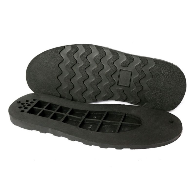 Redwing Vibram Black and White Cream Rubber Cutting Sole