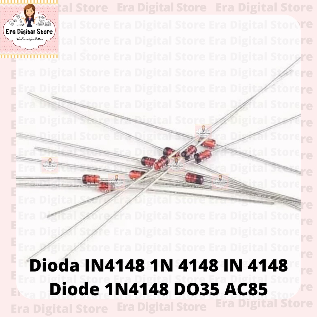 (1 ชิ้น) ไดโอด IN4148 1N 4148 IN 4148 ไดโอด 1N4148 DO35 AC85