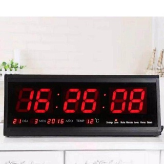 นาฬิกาดิจิตอล LED NUMBER CLOCK แขวนผนัง(ตัวเลขสีแดง) รุ่น HB4819SM