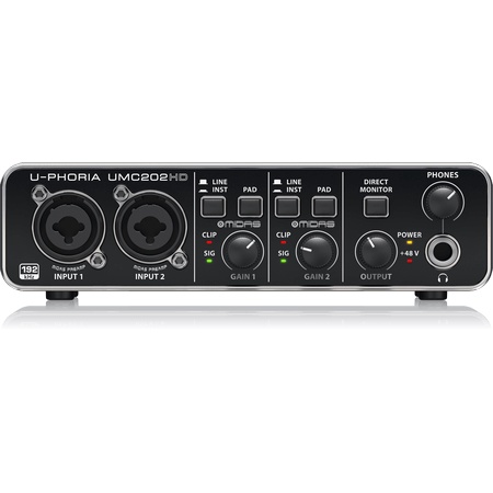 USB AUDIO INTERFACE U-PHORIA BEHRINGER #UMC-202 HD