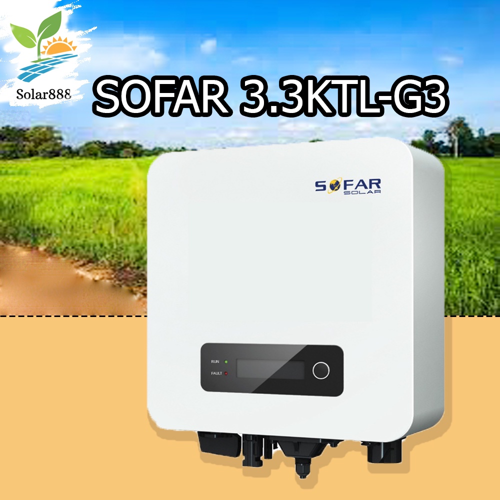 Sofar sola 1600TL-G3  3300TL-G3 3.3KTL2-G3 5KTLM-G3  6KTLM-G3 5.5KTLX-G3  11KTLX-G3  อินเวอร์เตอร์ รับประกัน5ปี ลดค่าไฟ - รูปที่ 2