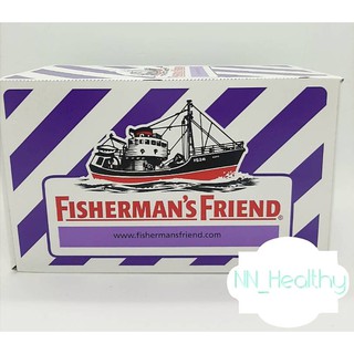 Fisherman’s Friend Sugar Free Blackcurrant ยาอมช่วยให้ความสดชื่น และชุ่มคอ กลิ่นแบล็คเคอร์แรนท์ ปราศจากน้ำตาล (24ซอง)