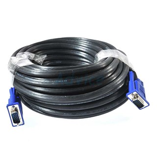 สายสัญญาณภาพ จอคอมพิวเตอร์ TSL สาย VGA ยาว 10 เมตร VGA 10 M RGB D-SUB 15 PIN Vga cable male to male mm รับประกัน 1 ปี