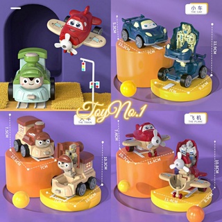 ToyNo.1 🧸 พร้อมส่ง🧸 "CSF" รถของเล่น  หุ่นยนต์รถของเล่น (คละสี) หุ่นยนรถ รถไฟ เครื่องบิน