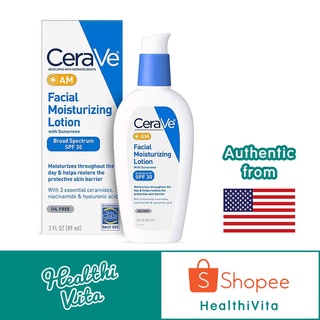 CeraVe AM Moisturizing Lotion with Broad Spectrum SPF 30. 89 ml. ❌ Exp.09/2025