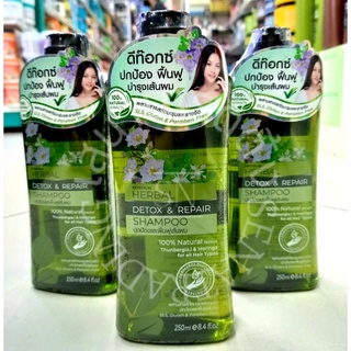 Catherine Herbal Detox &amp; Repair shampoo แคทเธอรีน เฮอเบิล ดีท๊อกซ์ แอนด์ รีแพร์ แชมพู 250มล.