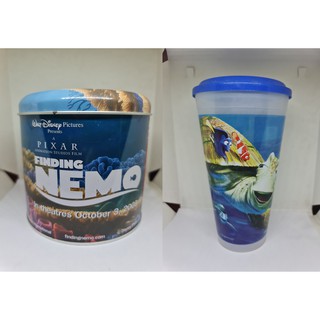 แก้วน้ำโรงหนัง Disney Pixar FINDING NEMO 2003 Topper Cup/Tissue holder Cinemas Theatre