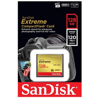 SanDisk 128GB Extreme Compact Flash 120MB/s