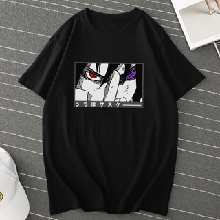 【hot tshirts】NARUTO เสื้อยืดแขนสั้นพิมพ์ลายนารูโตะสําหรับผู้ชายและผู้หญิง2022