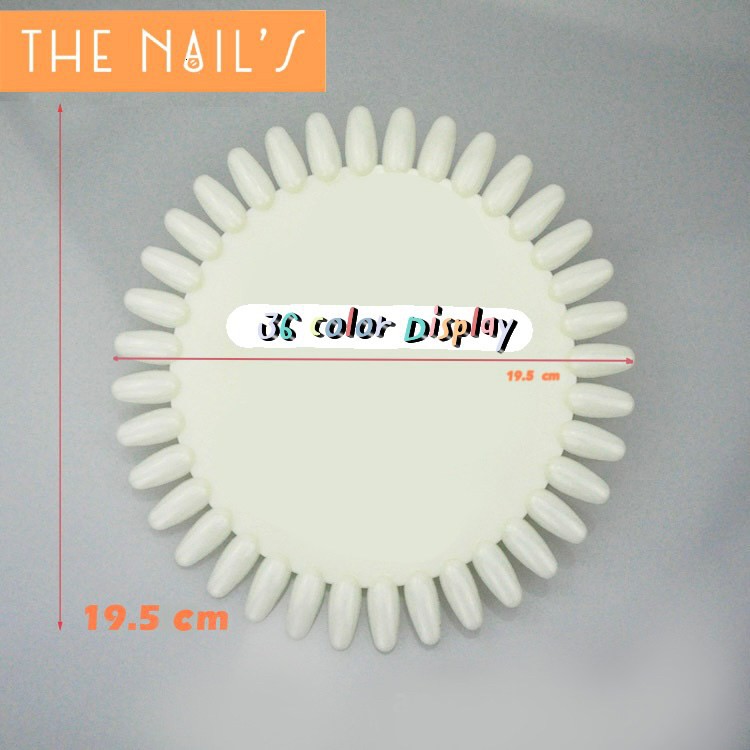 🌟🍎ถาดสีสำหรับ ทาสีตัวอย่าง🍎🌟ทาสีเล็บโชว์ 36สี แบบกลม แบบตรง พร้อมส่งเลยค่ะ🌸🍒 - รูปที่ 2