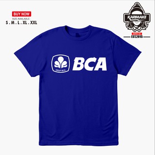 เสื้อยืดผ้าฝ้าย เสื้อยืด พิมพ์ลายธนาคาร Bca บริษัท เอเชียกลาง