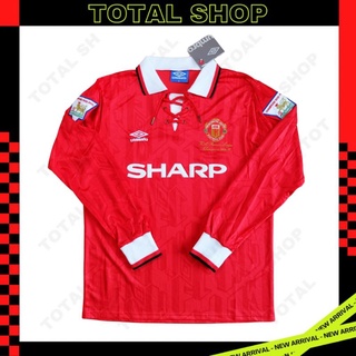 Manchester United 1992/93 Home Jersey เสื้อแมนยูแขนยาวย้อนยุค เสื้อแมนยูคอเชือก Cantona