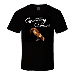 เสื้อยืดสีขาวเสื้อยืด พิมพ์ลายโลโก้ Counting Crows California สําหรับผู้ชาย จัดส่งฟรีS-4XL