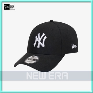 ♧ ยุคใหม่ ♧ หมวกแก๊ป MLB White on Black NewYork Yankees โลโก้ NY 12836257 เสื้อยืด สไตล์เกาหลี สําหรับผู้หญิง และผู้ชาย ใช้ได้ทุกวัน