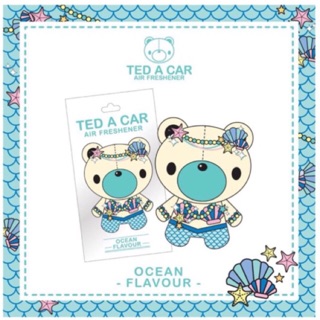 แผ่นน้ำหอมTED A CAR กลิ่น ocean