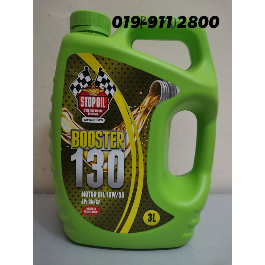 STOP OIL Booster 130 น้ํามันเครื่อง 10W-30 (3L)