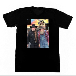 [S-5XL]เสื้อยืด พิมพ์ลาย Willie Nelson Popcorn Sutton 15 สไตล์ตะวันตก คลาสสิก สําหรับผู้ชาย 353688