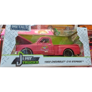 โมเดลรถเหล็ก กะบะ  CHEVROLET C10 สเกล1:24