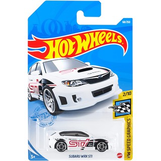 รถเหล็ก HOTWHEELS ของแท้ Subaru WRX STI (White)