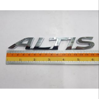 Logo Altis ของรถ Toyota