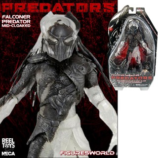 Figma ฟิกม่า Model Figure ฟิกเกอร์ โมเดล จากหนังดัง Predator Camo Cloaked Falconer พรีเดเตอร์ คนไม่ใช่คน NECA