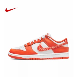 การส่งเสริ Nike Dunk Low ESs "Orange Paisley"มของแท้  เตรียมจัดส่ง