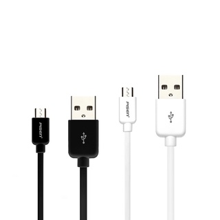 [รับประกัน 1 ปี] สายชาร์จ PISEN ซิงค์ข้อมูลได้ USB to micro USB ยาว 0.8m สายหุ้มหนาพิเศษ ชาร์จเร็ว รุ่น MU01-800